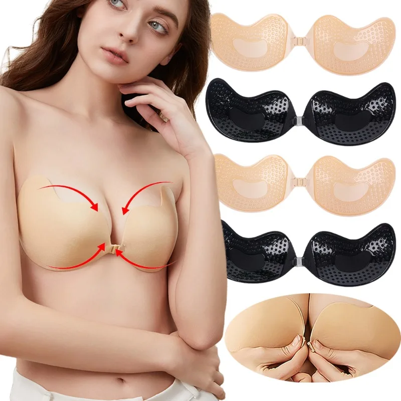 Minimizer Bra Women - 1/2Pc Invisible Push Up Bra Summer