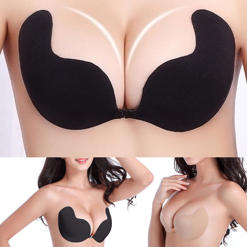 Backless Bra Sticky - Women Adhesive Bra Breast Lift Push