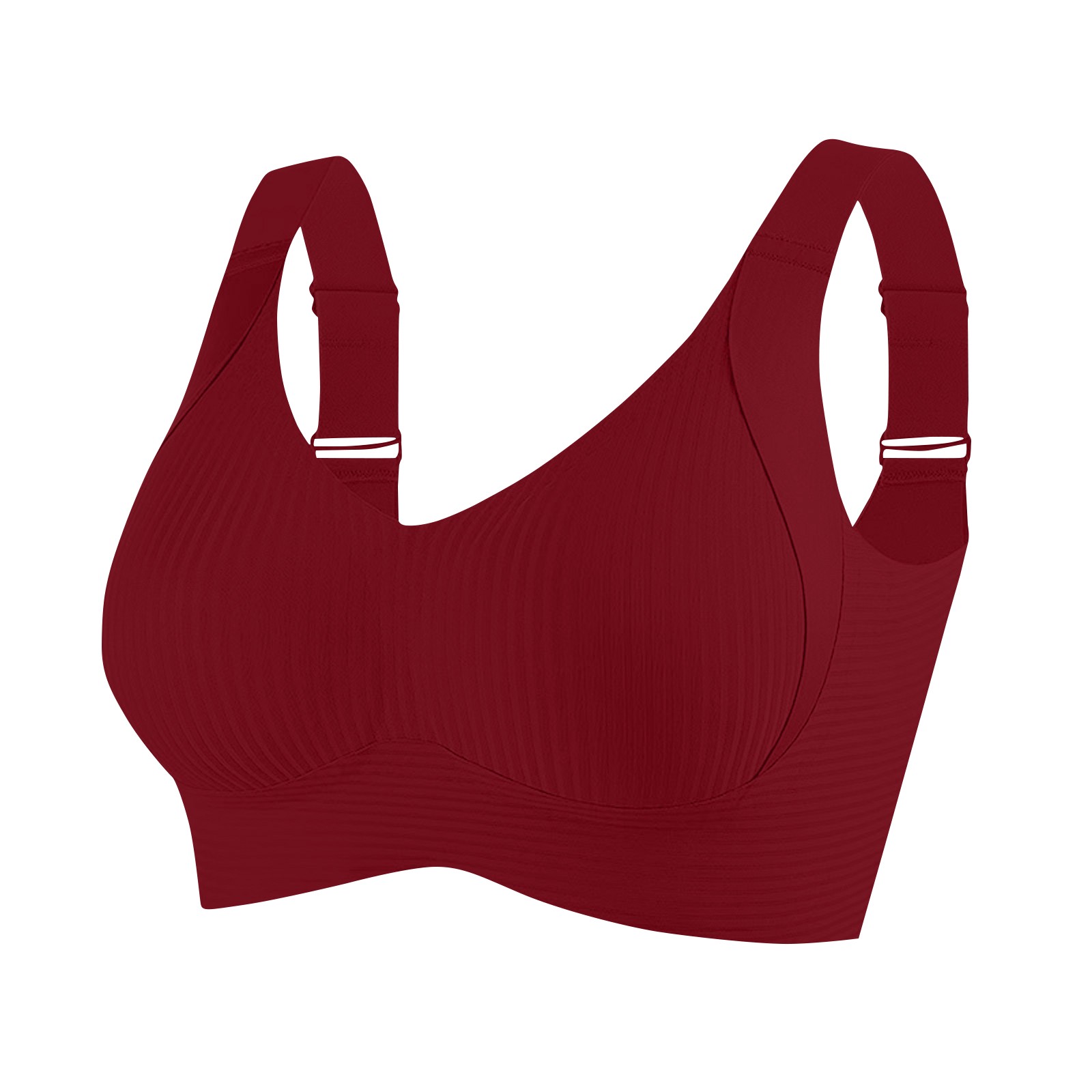 T Shirt Bra Seamless - Back Sports Bra Removable Cups Underwear