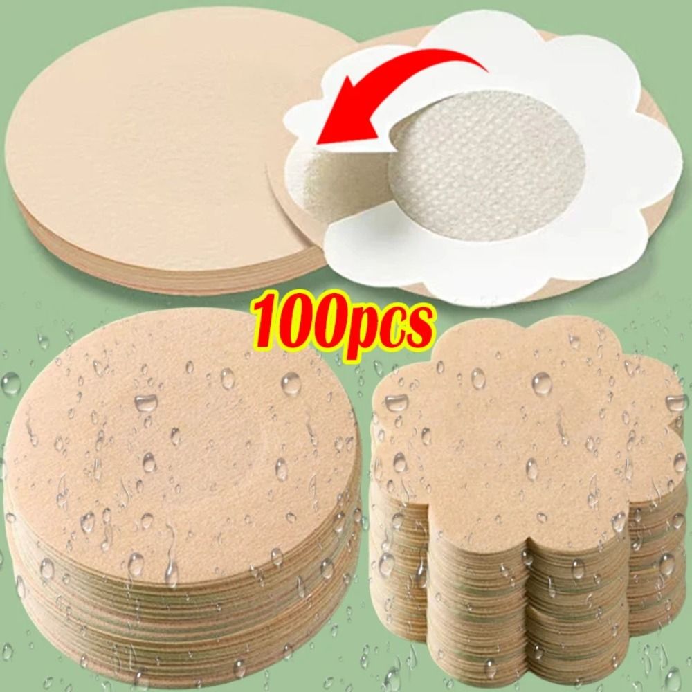Strapless Bra Adhesive - Non-woven Nipple Cover Stickers Invisible Self-Adhesive