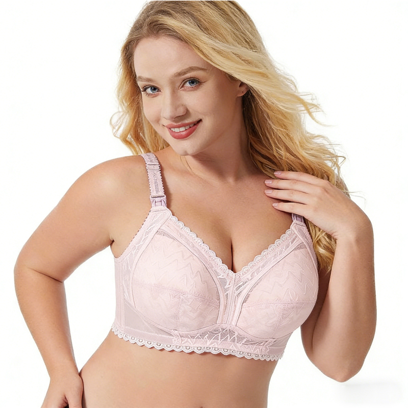 Nursing Bra Clip - Plus Size EFG Cup Lace Trim