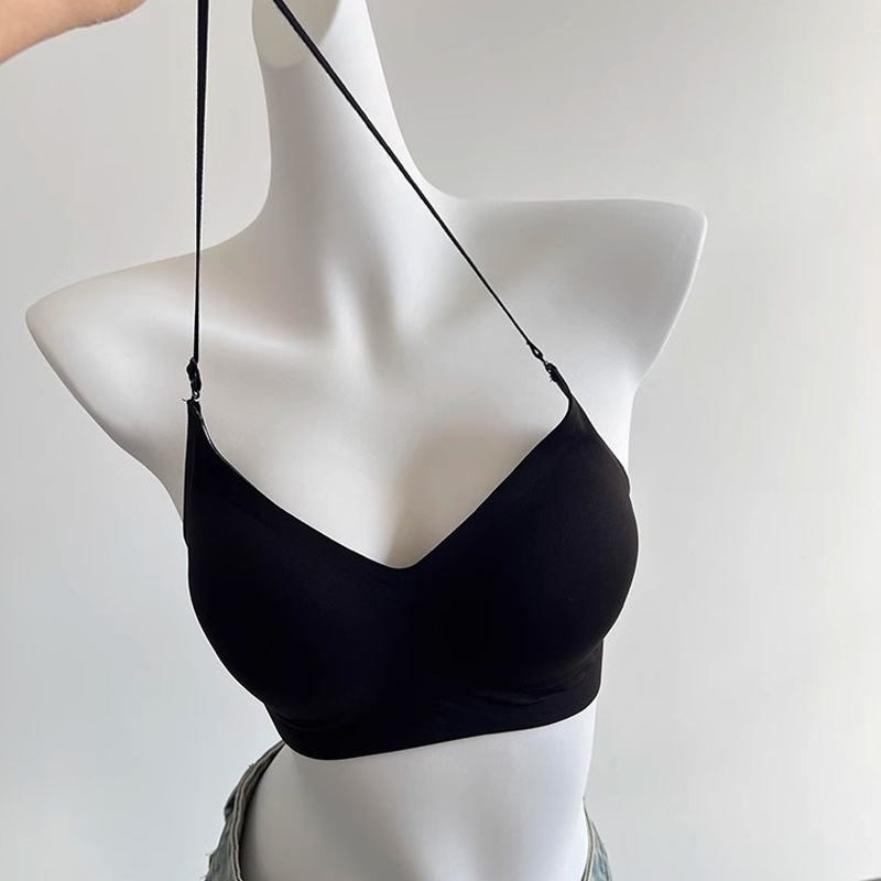 Convertible Bra Multiway - Women's Seamless Multiway Halter Bralette Push
