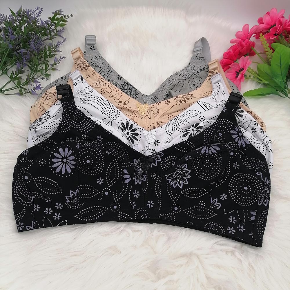 Wirefree Bra Comfort - Women's Big Cup Wireless Bra Cotton