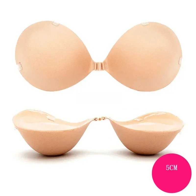 Backless Bra Sticky - 5cm/6cm Silicone Push Up Bra for