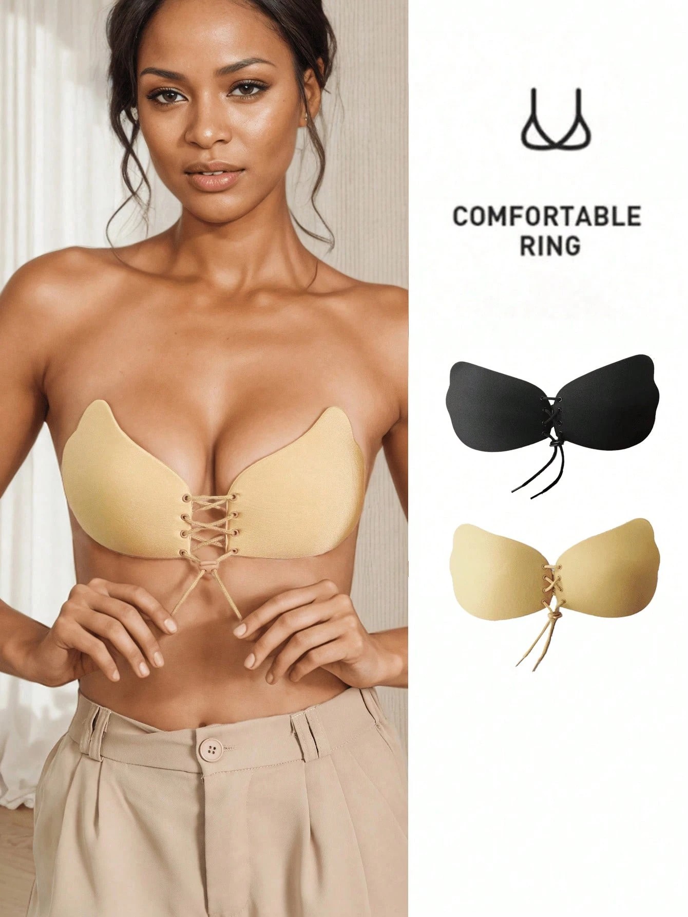 Backless Bra Sticky - 1 Pc Sticky Bra, Backless Strapless