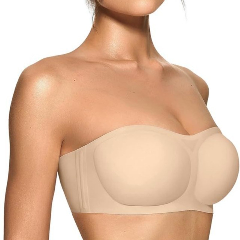Wirefree Bra Comfort - Women's Strapless Bra with Push-up Support