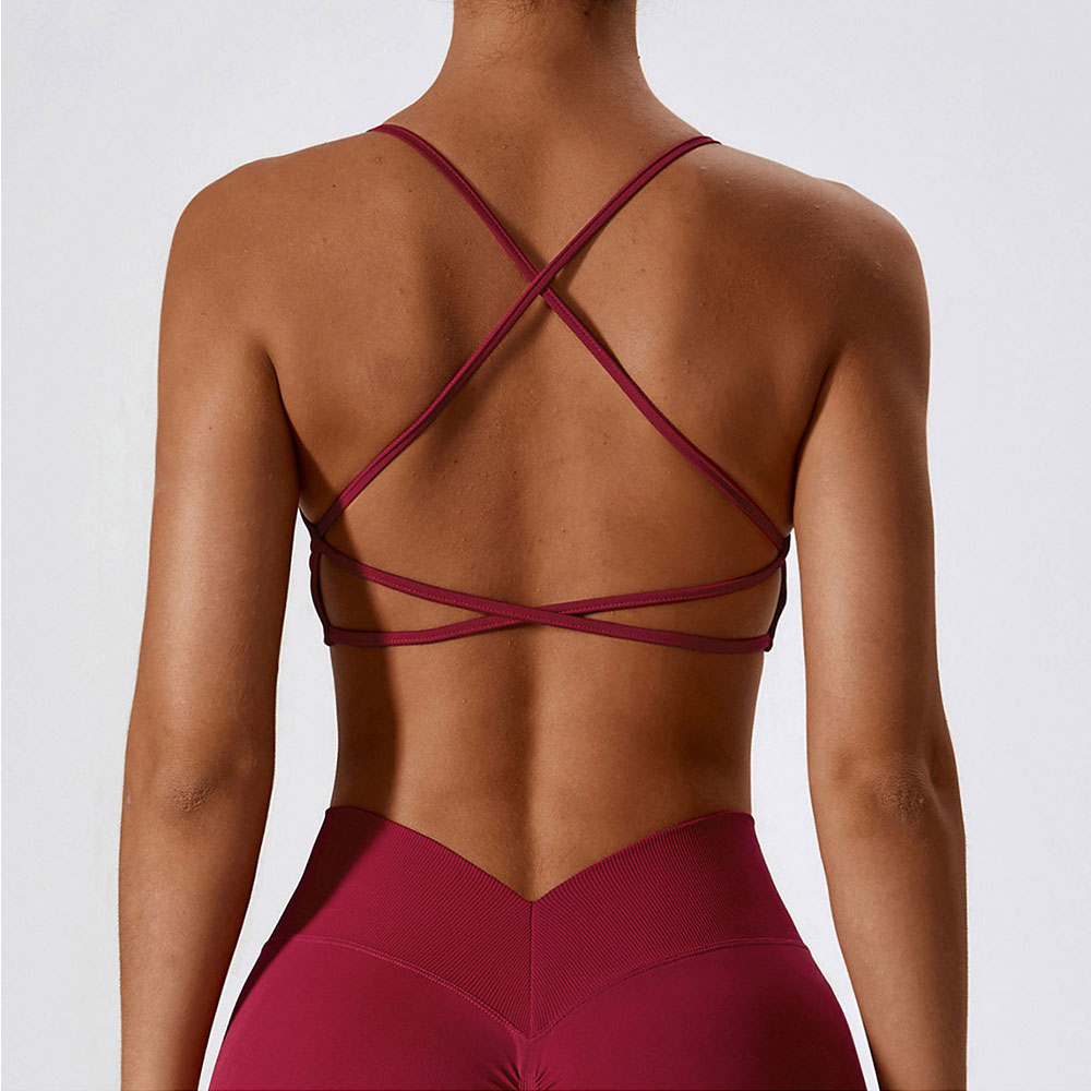 Sports Bra Racerback - Women Cross Strap Sports Bra Women