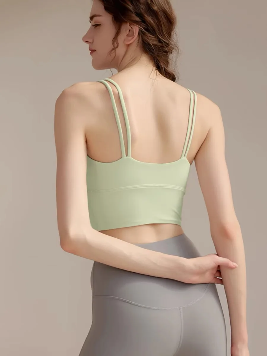 Women's Yoga Vest Fitness Runn - Sports Bra Racerback recension och pris