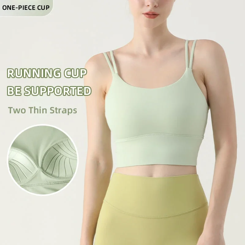 Women's Yoga Vest Fitness Runn - Sports Bra Racerback recension och pris