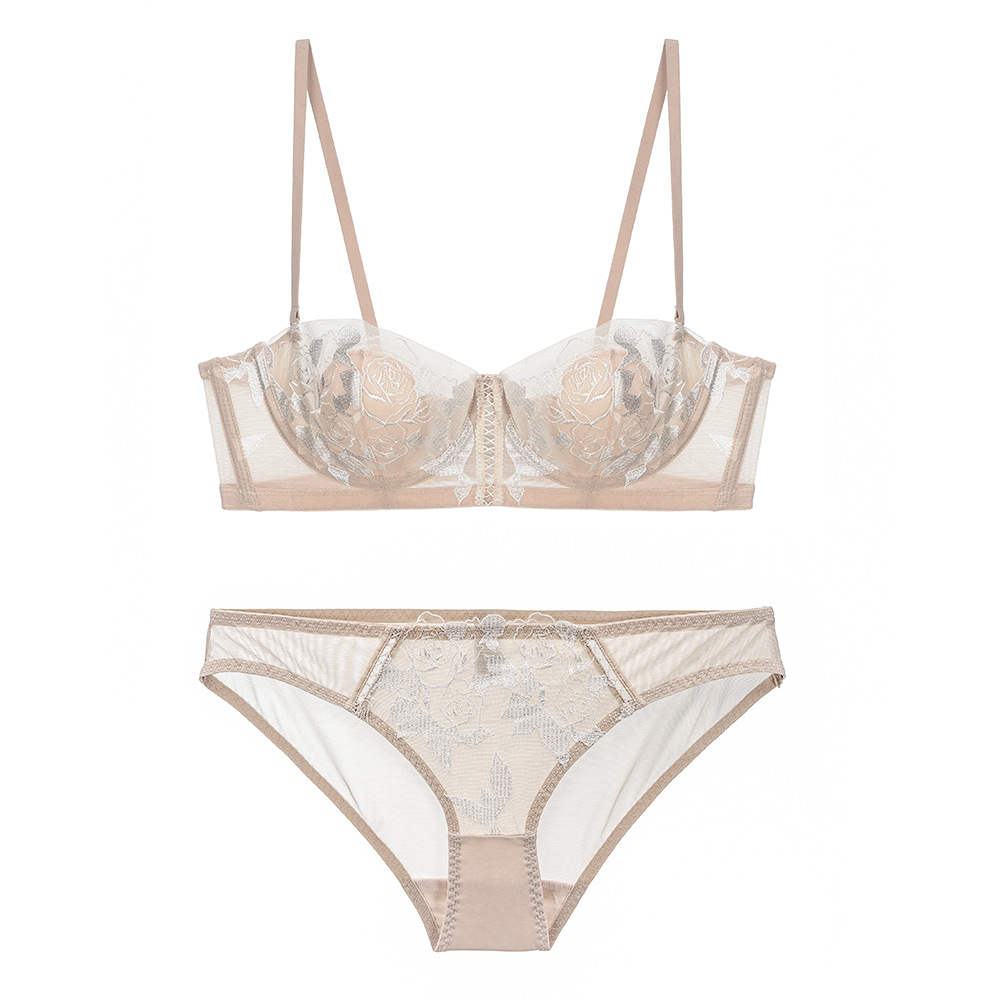 Purcoral Floral Rose Lace Balc - Demi Bra Balconette recension och pris