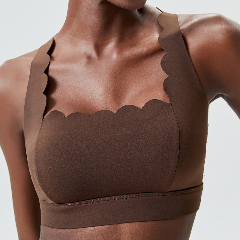 FUBEIKE Small Wave Double-Shou - Sports Bra Racerback recension och pris