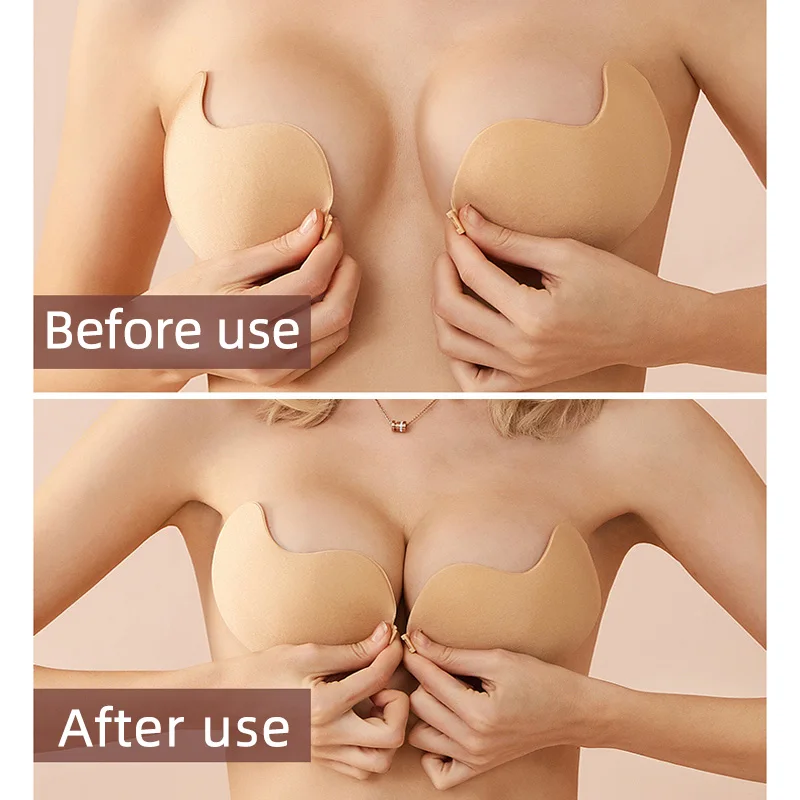 Sexy Women's Bra Invisible Pus - Backless Bra Sticky recension och pris