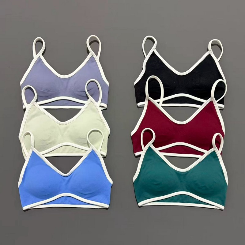 Women Sports Bra Adjustable Hi - Plunge Bra Push Up recension och pris
