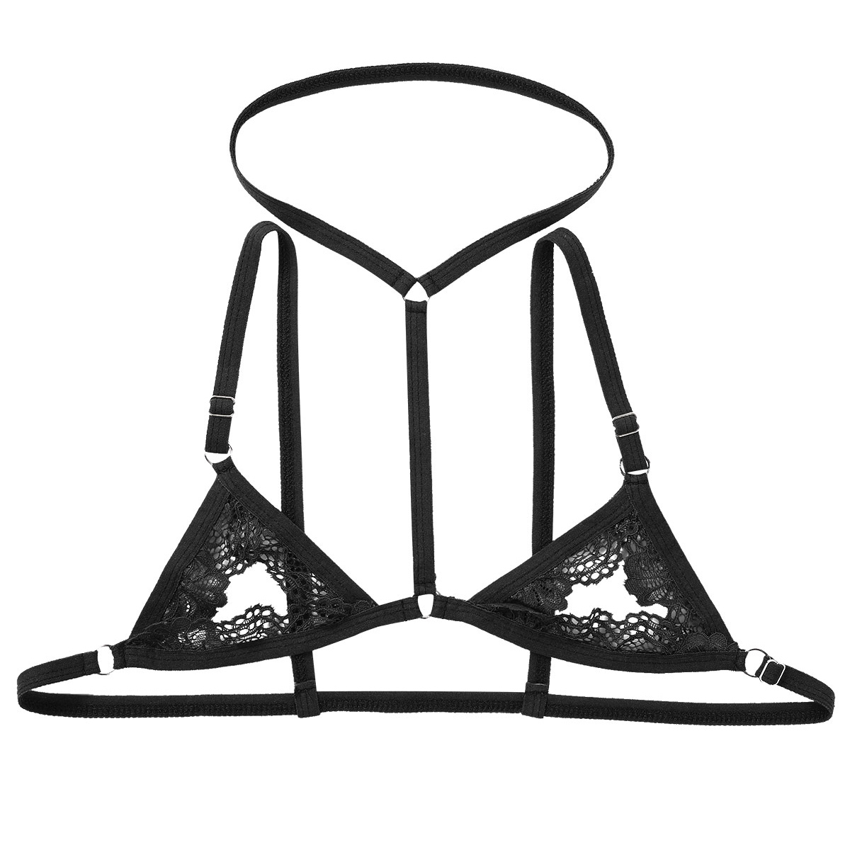 Sexy Men Harness Erotic Bra Ma - Sheer Bra Lace recension och pris