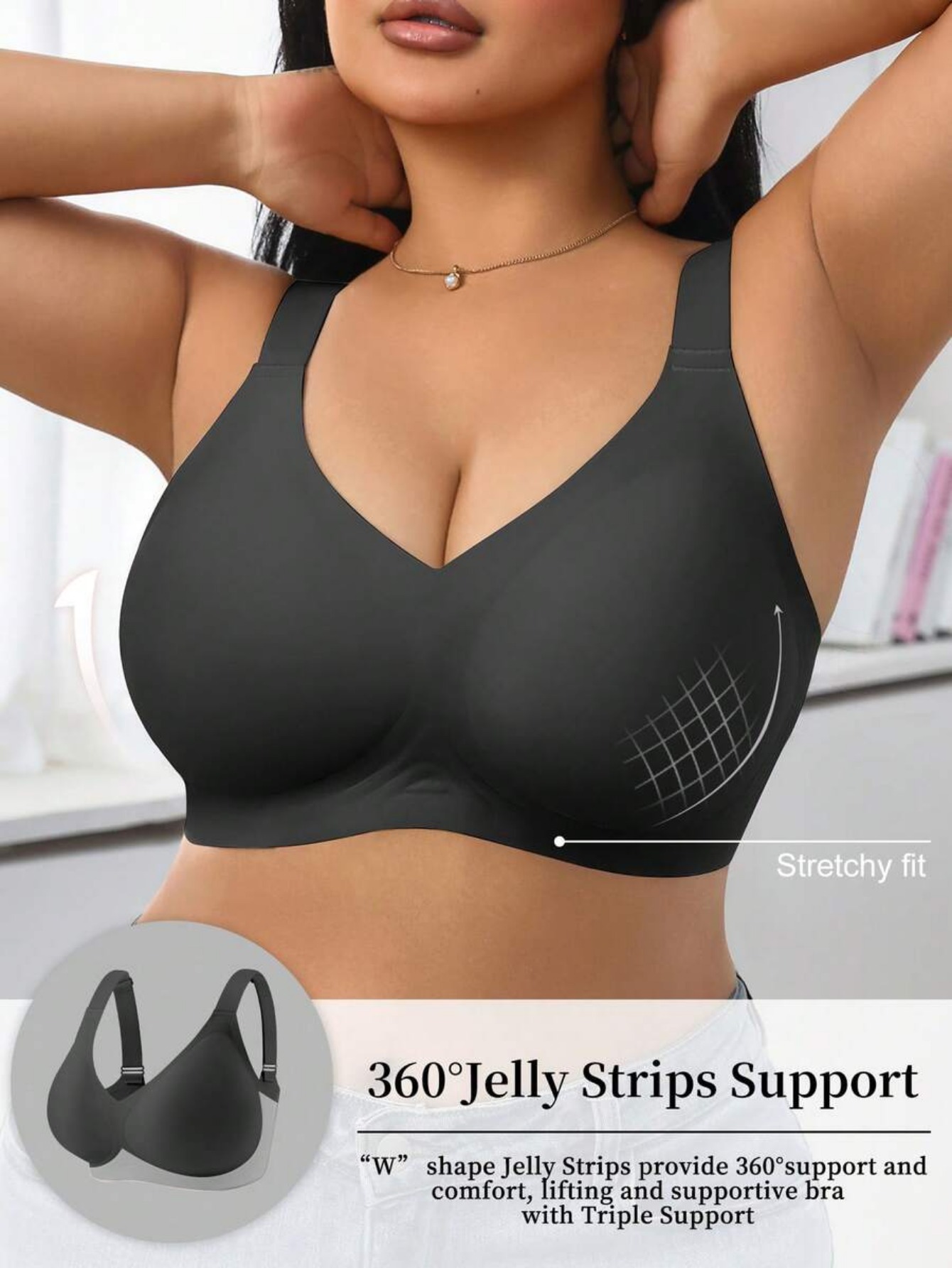 Women's High Support Sports Br - Wirefree Bra Comfort recension och pris