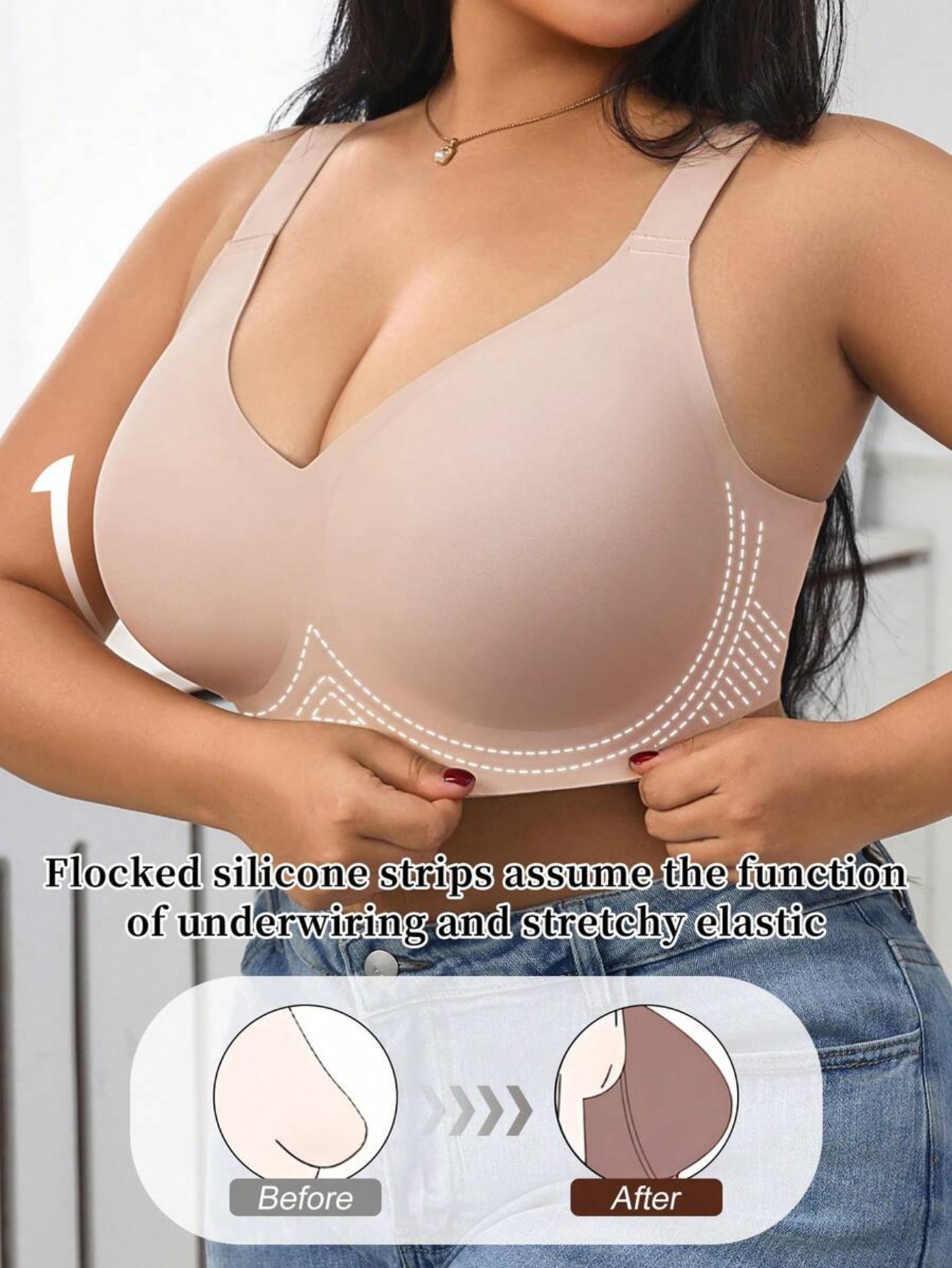 Women's High Support Sports Br - Wirefree Bra Comfort recension och pris