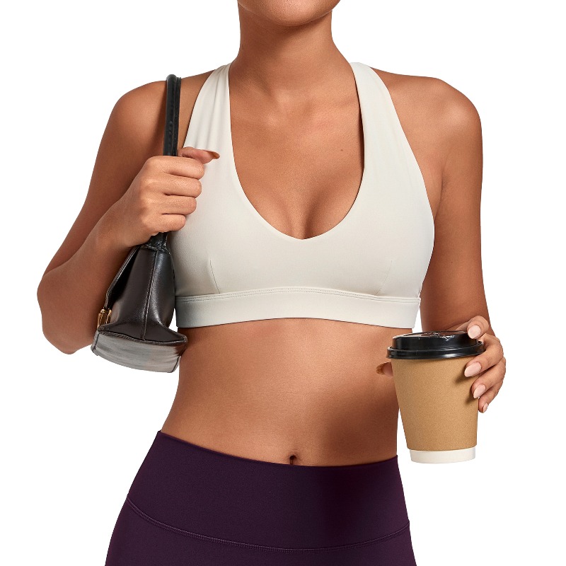 samless women's gym workout sp - Sports Bra Racerback recension och pris