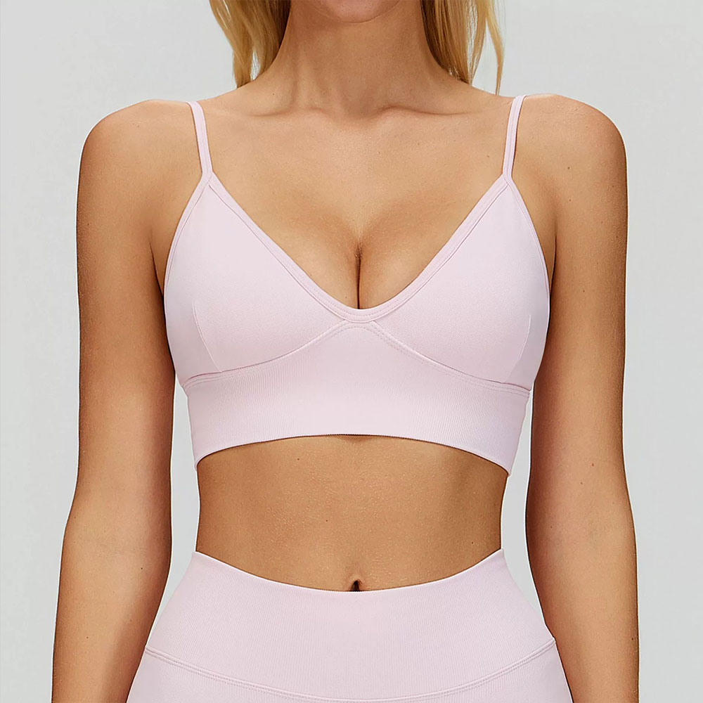 Sports Bra Women Breathable Sh - Plunge Bra Push Up recension och pris
