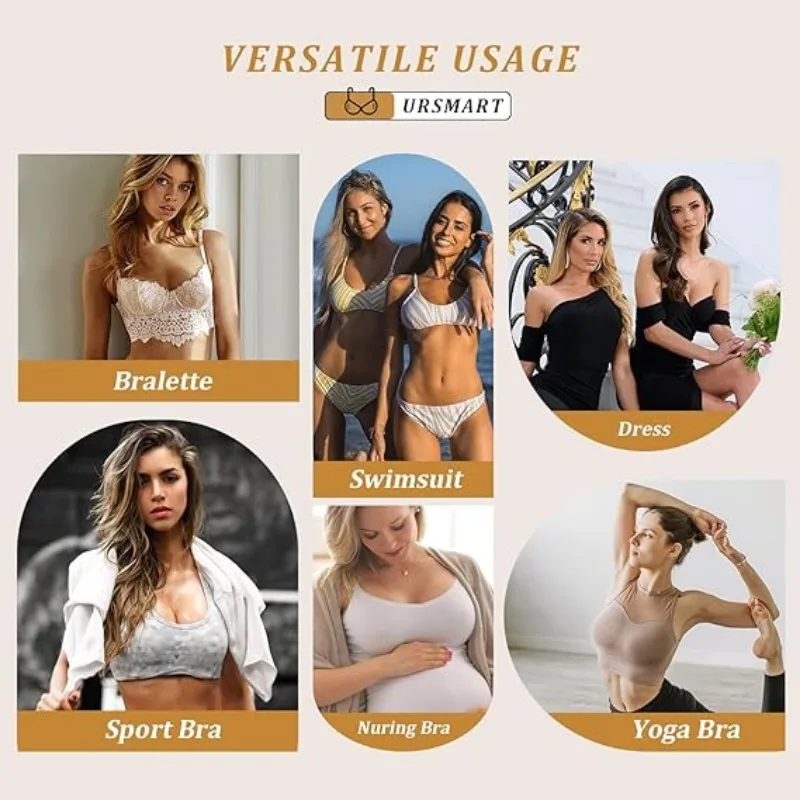 2/20pcs Removable Sponge Push  - Push Up Bra Silicone recension och pris