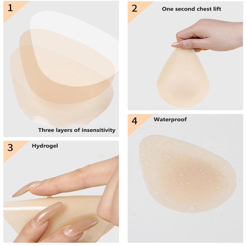 Waterdrop Invisible Bra Silico - Push Up Bra Silicone recension och pris