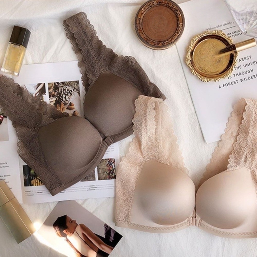 Lace Lace Front Buckle Bra Bea - Minimizer Bra Women recension och pris