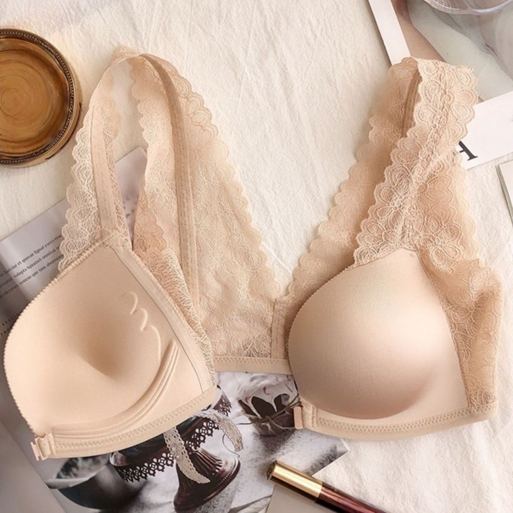 Lace Lace Front Buckle Bra Bea - Minimizer Bra Women recension och pris