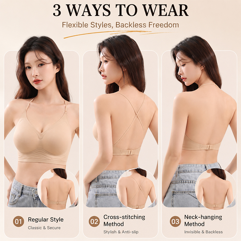 FINETOO Seamless Wave Support  - Sleep Bra Bralette recension och pris