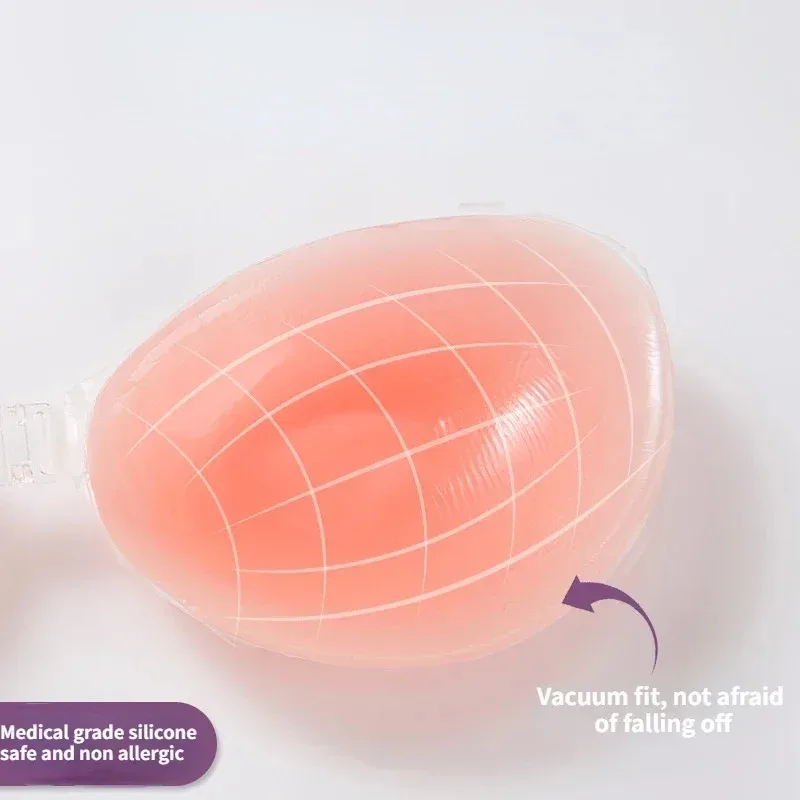 Silicone Bra Invisible Push Up - Backless Bra Sticky recension och pris