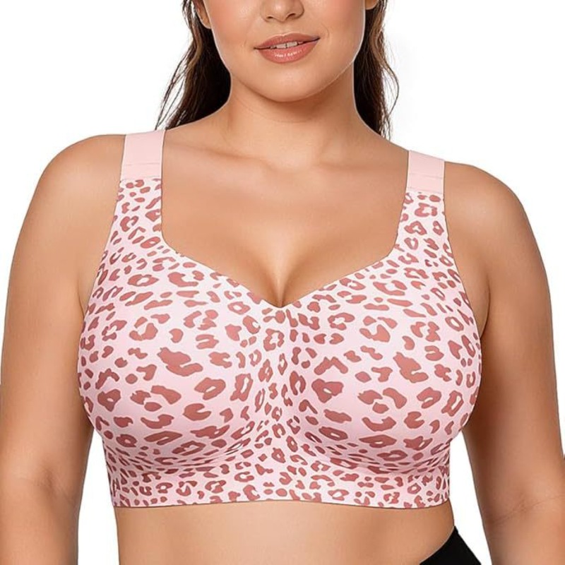 Leopard Jelly Bras No Underwir - Plunge Bra Push Up recension och pris