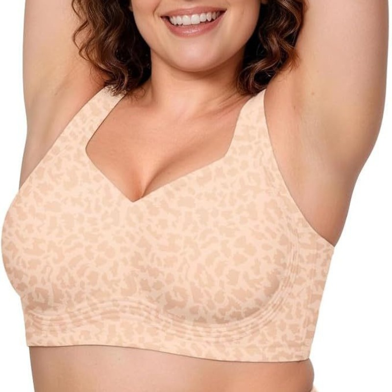 Leopard Jelly Bras No Underwir - Plunge Bra Push Up recension och pris
