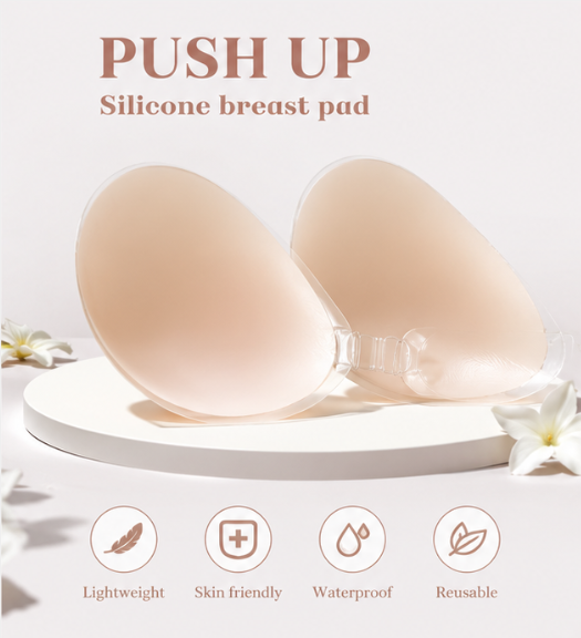 1 Piece Of Silicone Breast Pet - Push Up Bra Silicone recension och pris