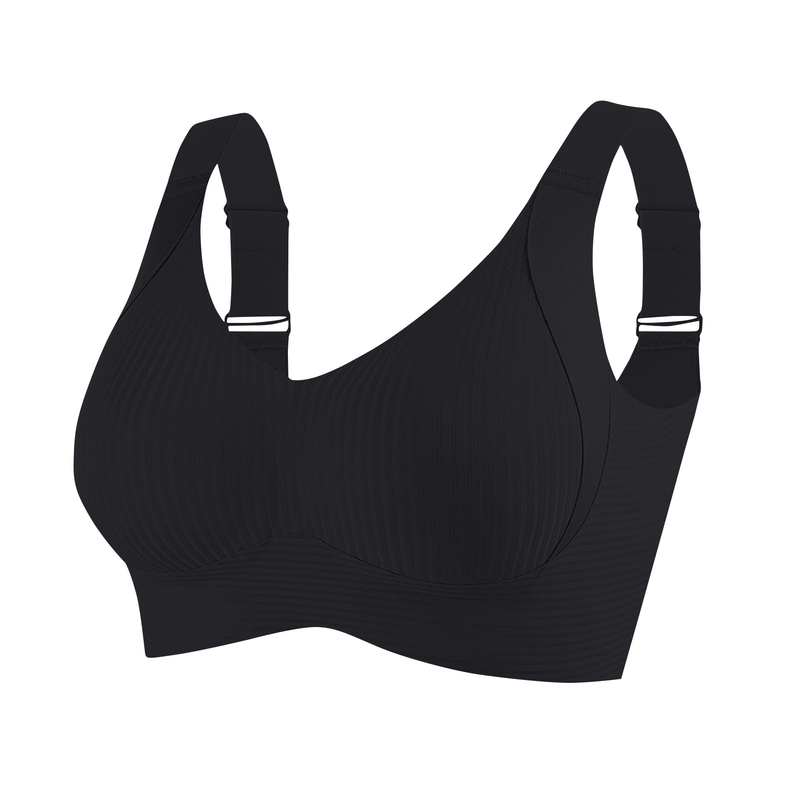 Back Sports Bra Removable Cups - T Shirt Bra Seamless recension och pris