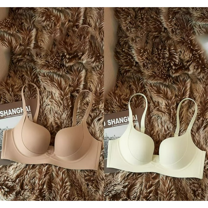 Small Boobs Push Up Bra Set Ha - T Shirt Bra Seamless recension och pris