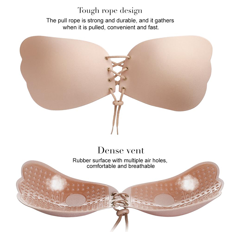 1/2 Pairs Women Summer Backles - Strapless Bra Adhesive recension och pris