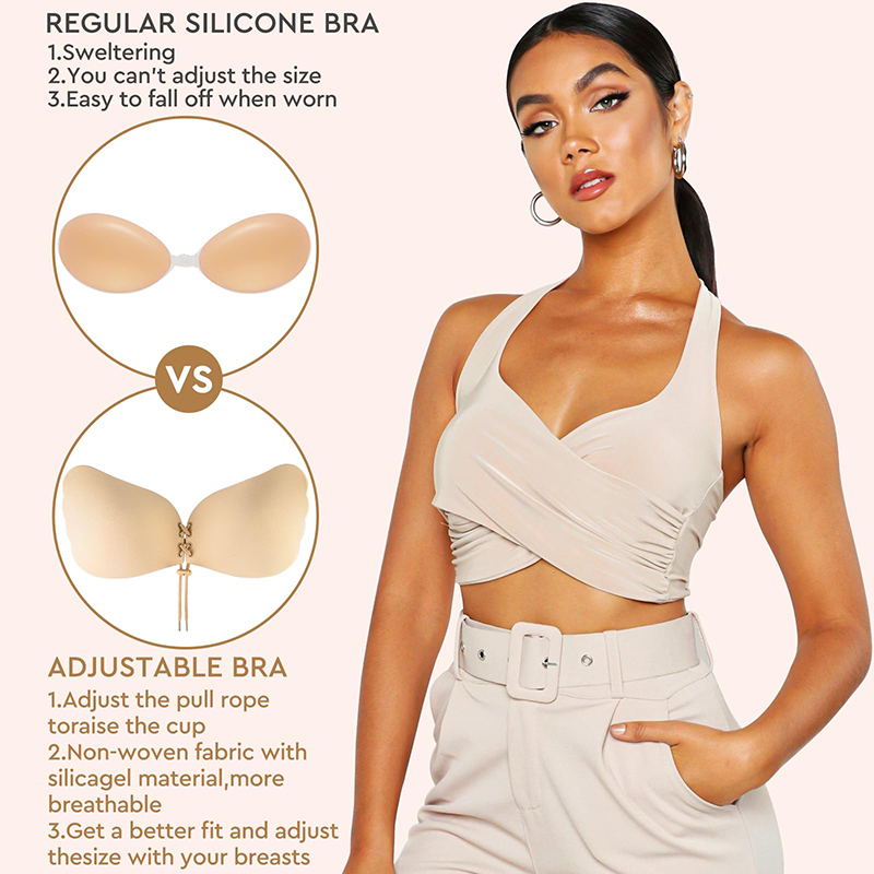 1/2 Pairs Women Summer Backles - Strapless Bra Adhesive recension och pris
