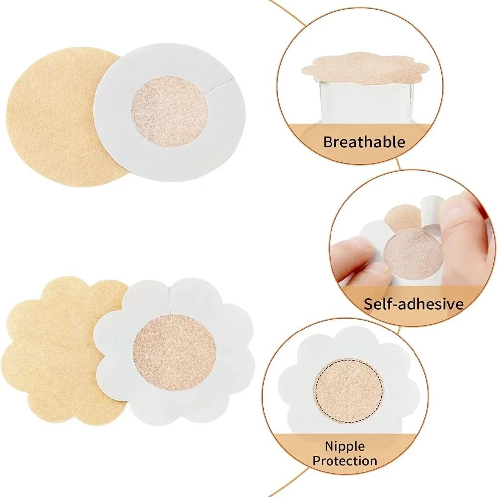 Non-woven Nipple Cover Sticker - Strapless Bra Adhesive recension och pris