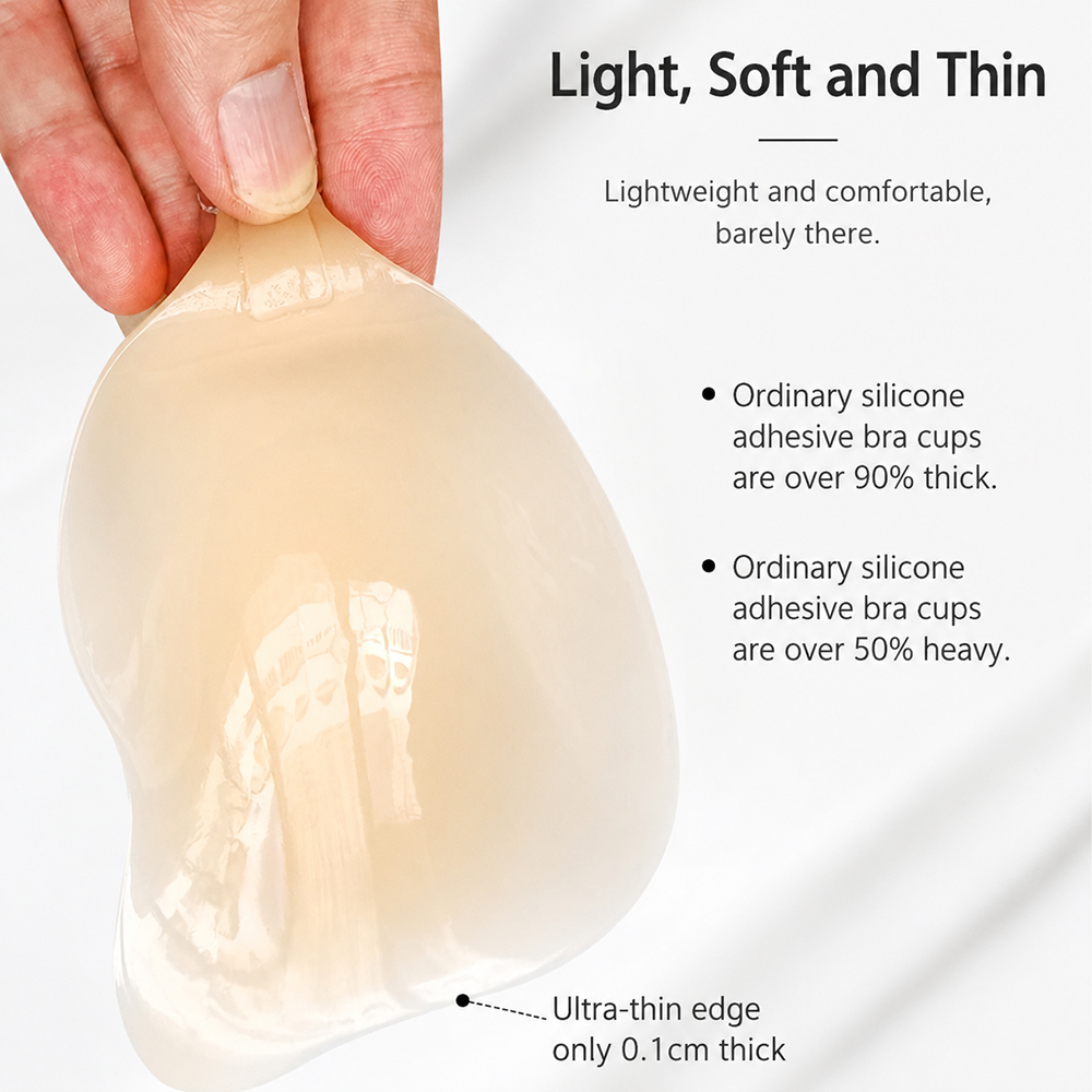 Adhesive Silicone Push Up Bra  - Backless Bra Sticky recension och pris