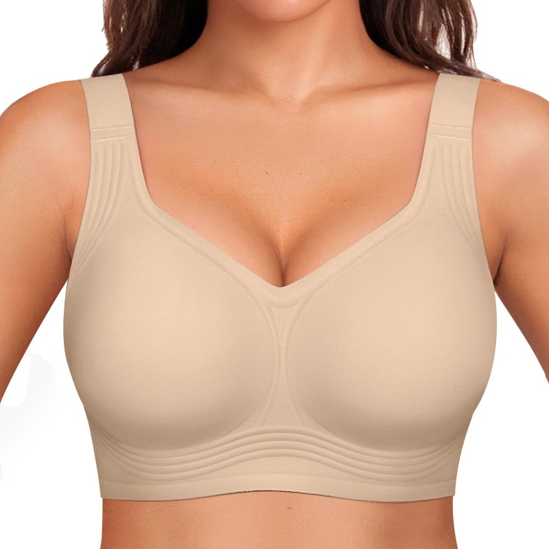Plus Size Wireless Jelly Bra W - T Shirt Bra Seamless recension och pris