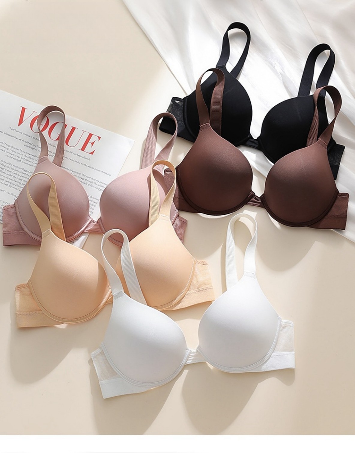 2025 Women's Plus Size Push Up - Demi Bra Balconette recension och pris