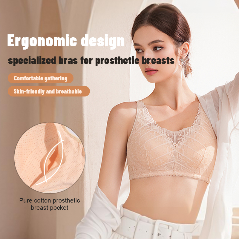 KUCLUT Strong Breathability Ma - Mastectomy Bra Pocket recension och pris