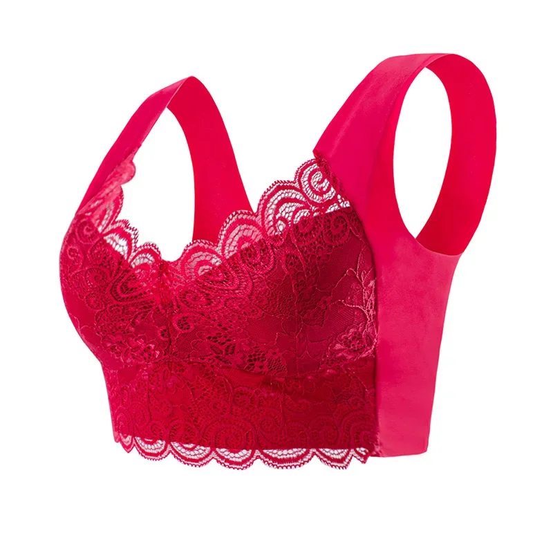 1pcs Ice Silk Seamless Lace Br - Sleep Bra Bralette recension och pris