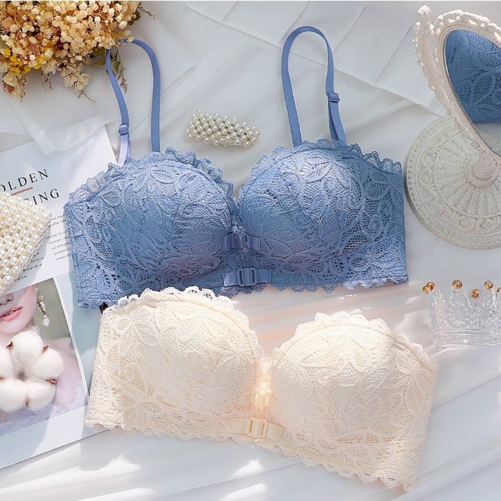 Lingerie Deep V Front Button B - Wirefree Bra Comfort recension och pris