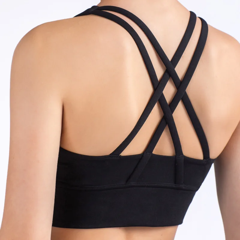 Summer Fashion Cross Back Wome - Sports Bra Racerback recension och pris