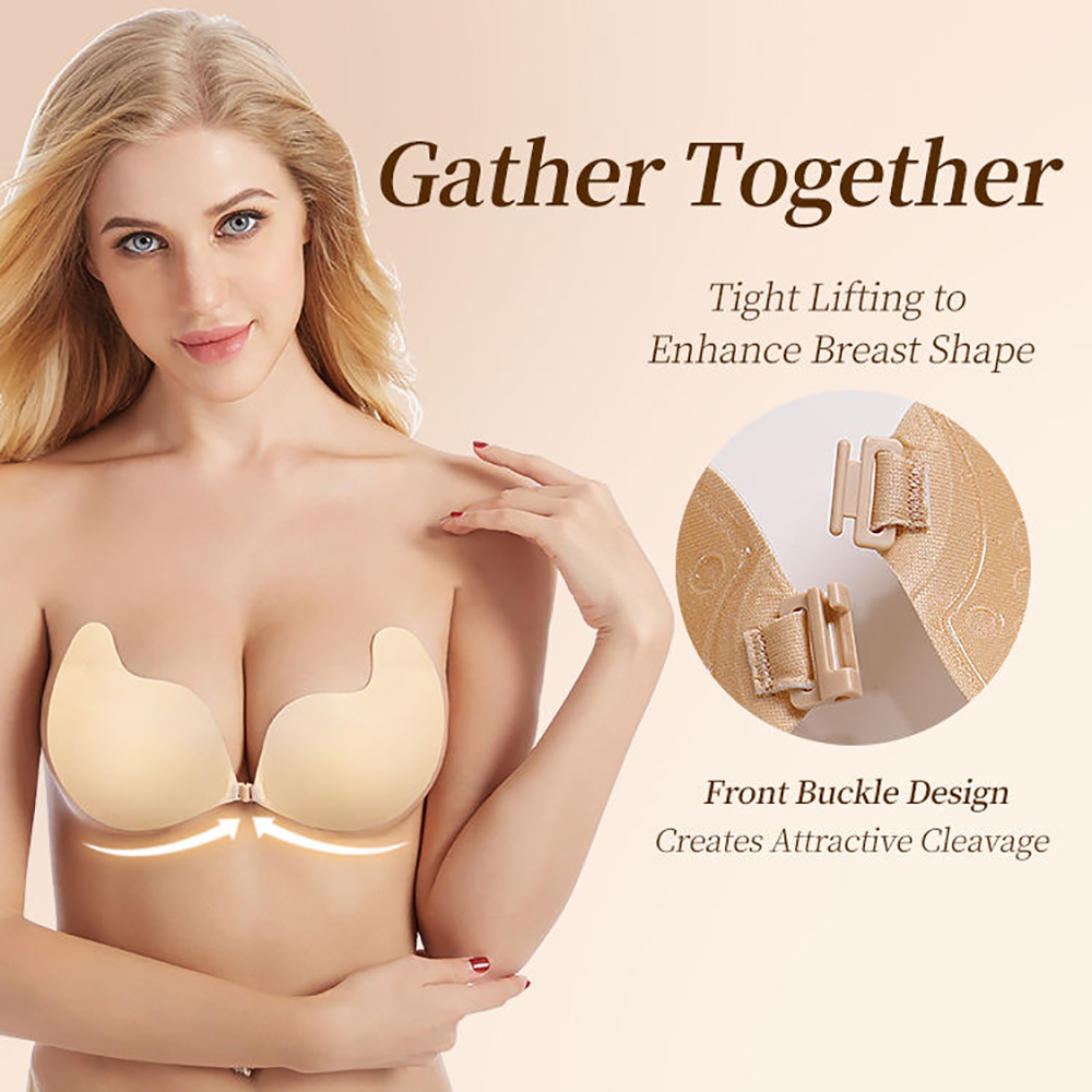 Women's Bras Invisible Push Up - Backless Bra Sticky recension och pris