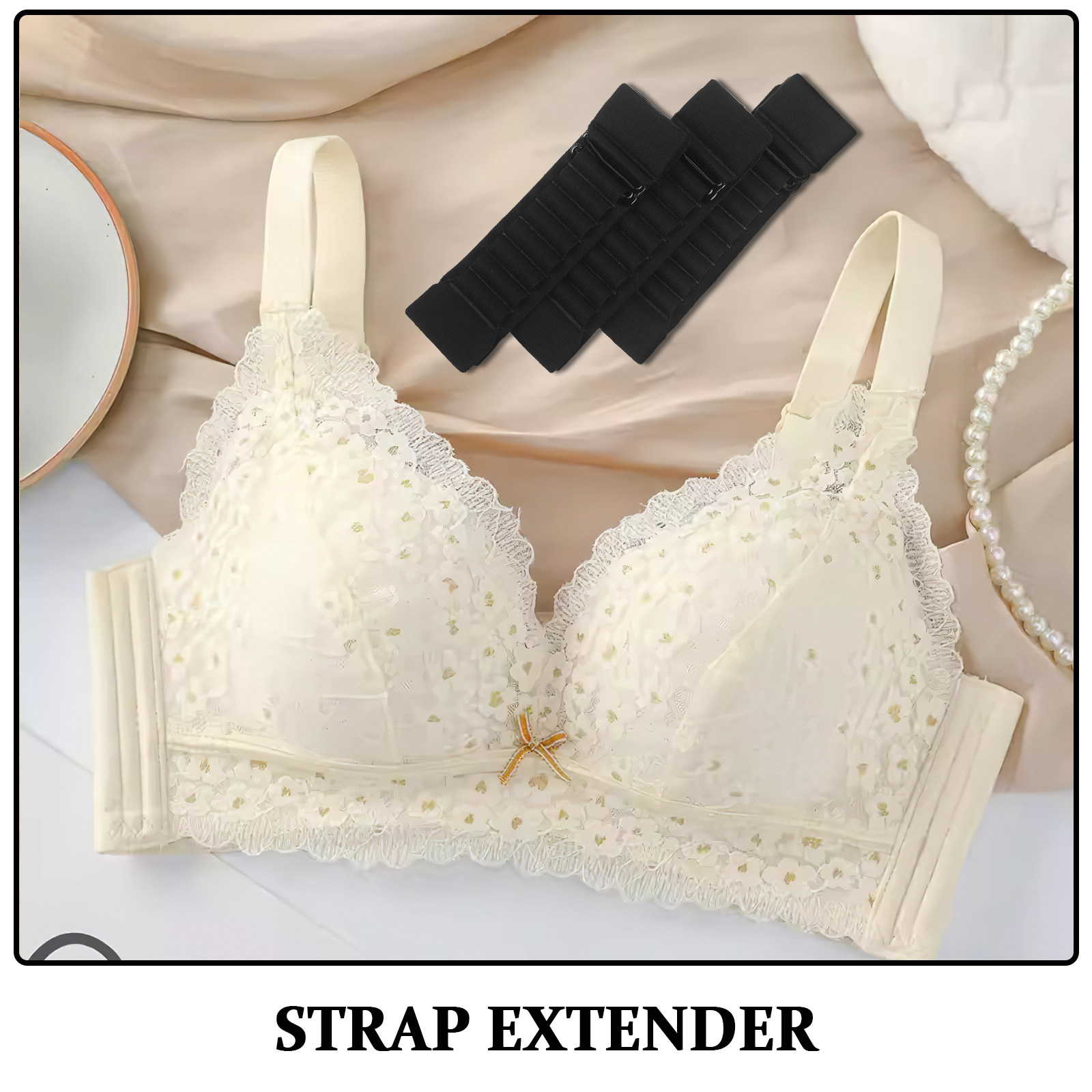 6Pcs Bra Strap Extender Clips  - Sports Bra Racerback recension och pris