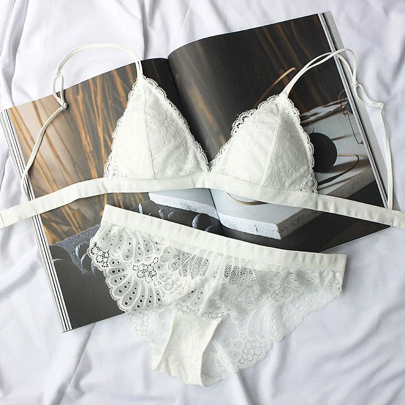 KUCLUTfull lace triangle cup s - Sleep Bra Bralette recension och pris