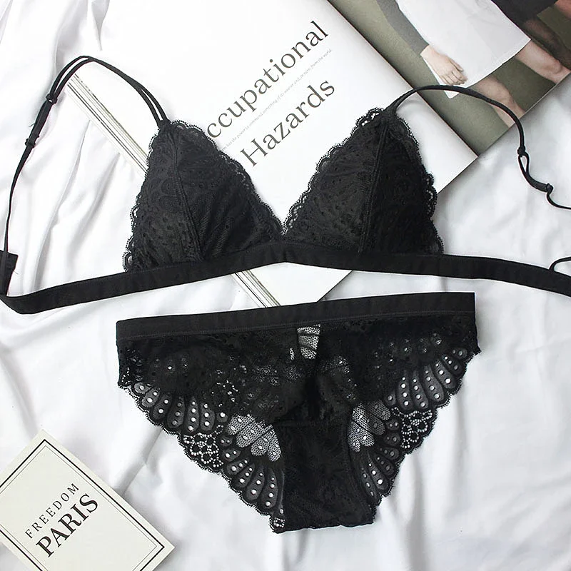 KUCLUTfull lace triangle cup s - Sleep Bra Bralette recension och pris