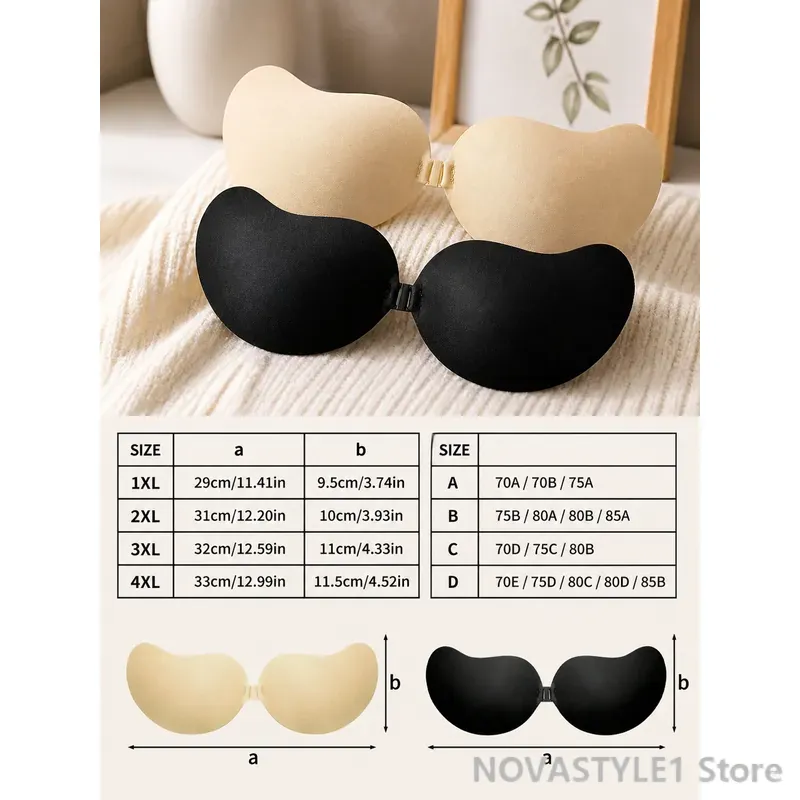 2 Pairs Breathable Invisible B - Strapless Bra Adhesive recension och pris