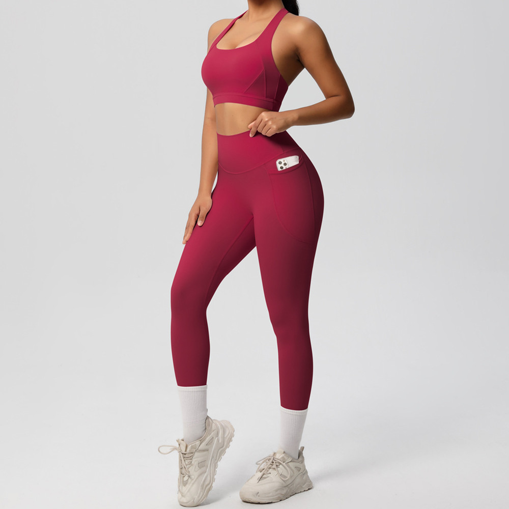 Pad Cross Shoulder Strap Yoga  - Sports Bra Racerback recension och pris
